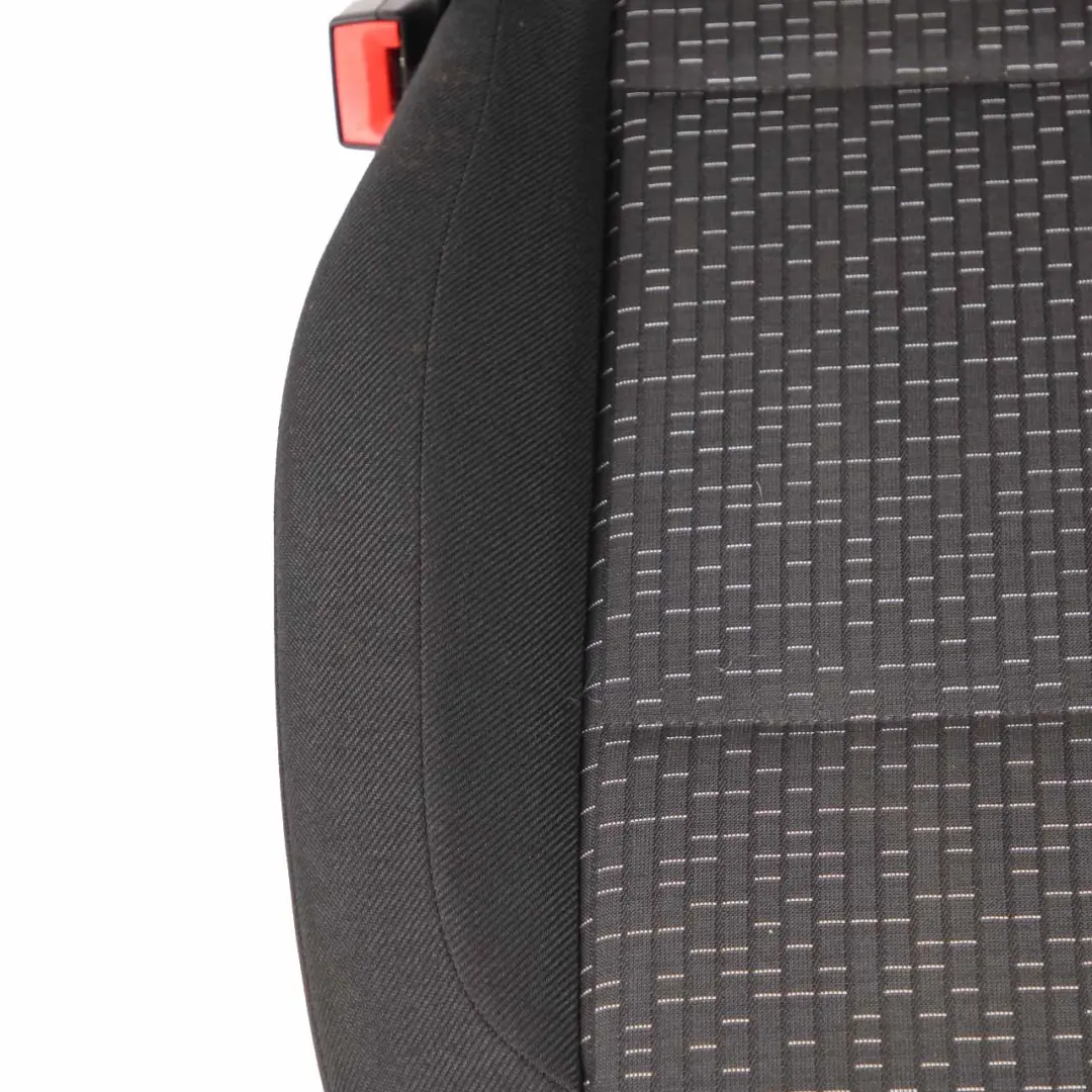 Front Seat Mercedes W447 Double Left N/S V-Class Cloth Fabric Caluma Black