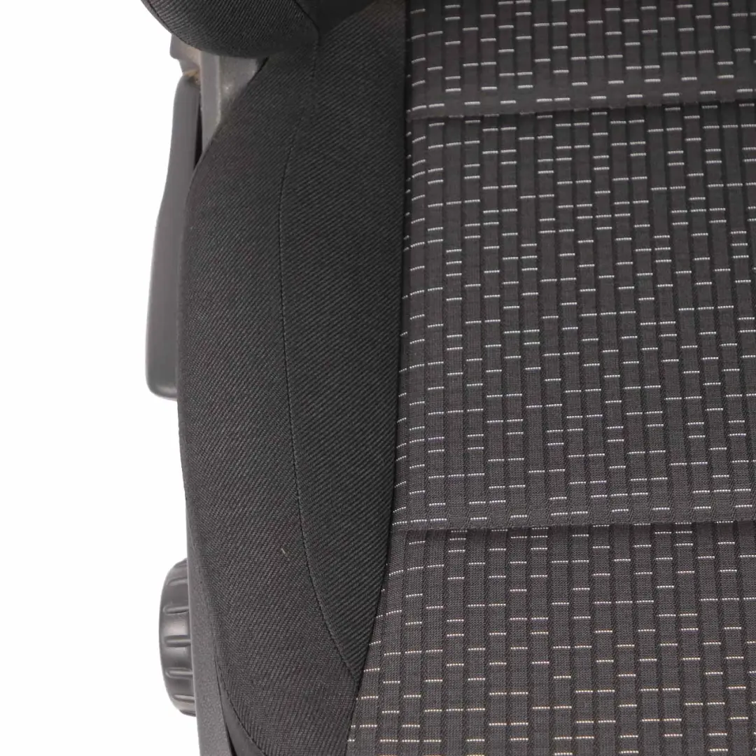 Front Seat Mercedes W447 Sprinter Right O/S Cloth Fabric Caluma Black Lumbar