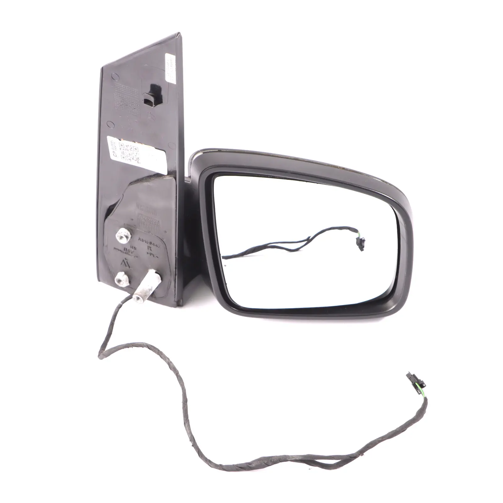 Mercedes Vito W639 Wing Mirror Door Right O/S Outside Brilliant Silver - 9744