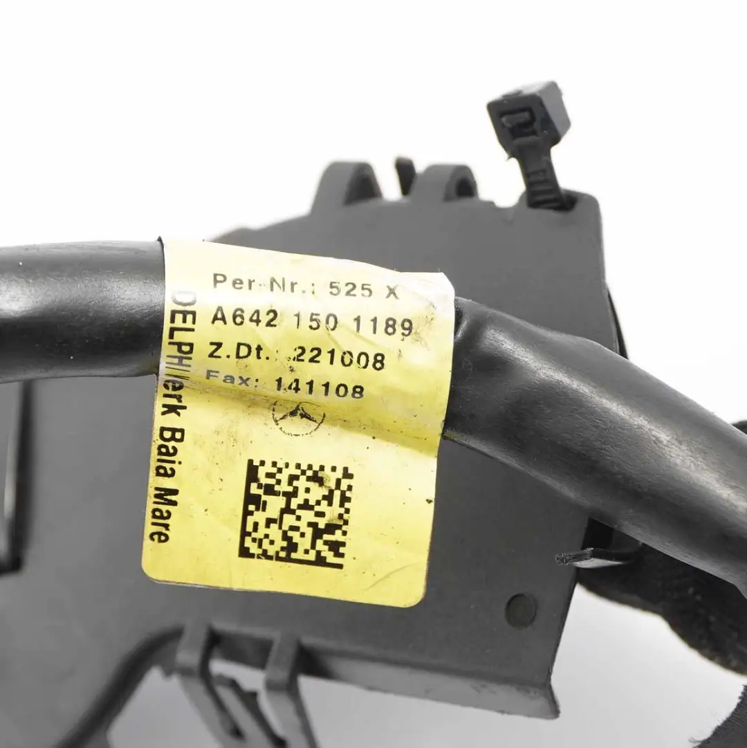 Engine Wiring Mercedes W212 OM642 Loom Cable Harness Control Module A6421501189