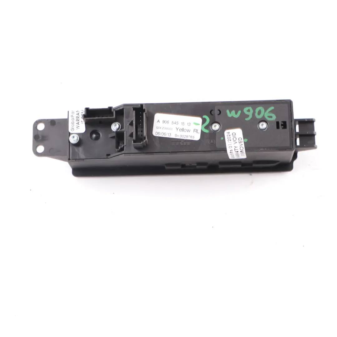 Mercedes Sprinter W906 Electric Window Regulator Driver Side Switch A9065451513