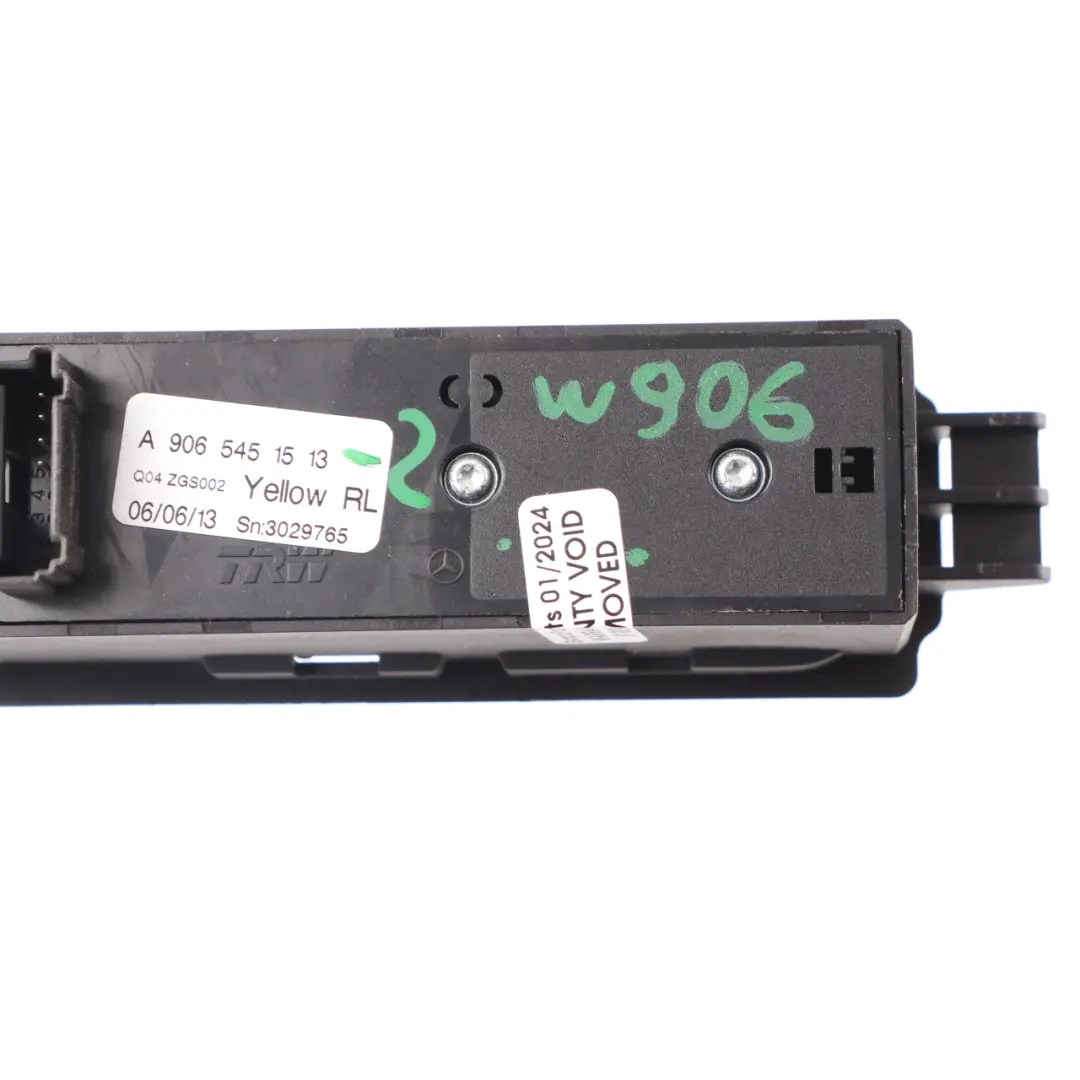 Mercedes Sprinter W906 Electric Window Regulator Driver Side Switch A9065451513