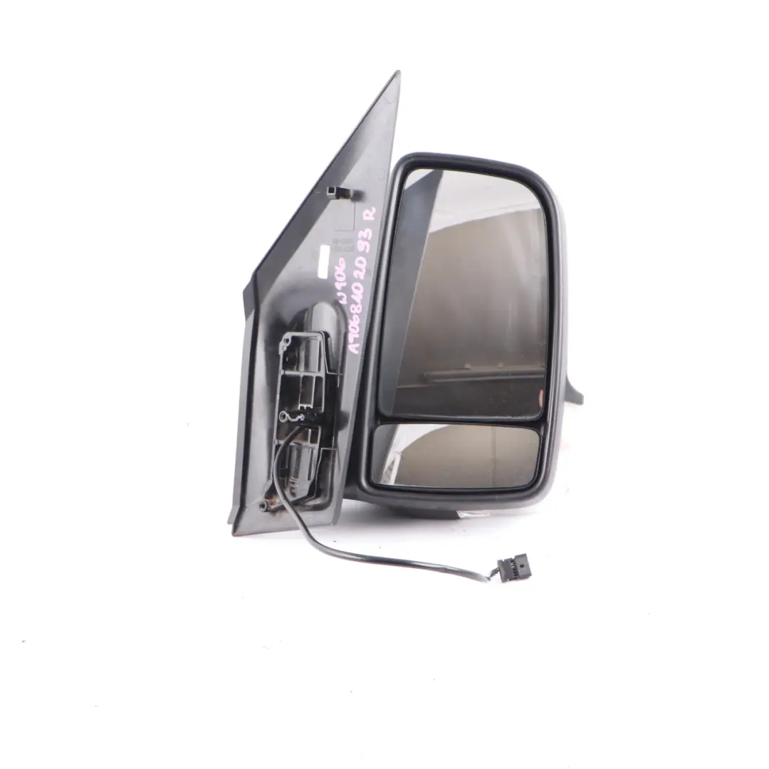 Mercedes Sprinter W906 Right O/S Wing Mirror Outside Door Black A9068102093