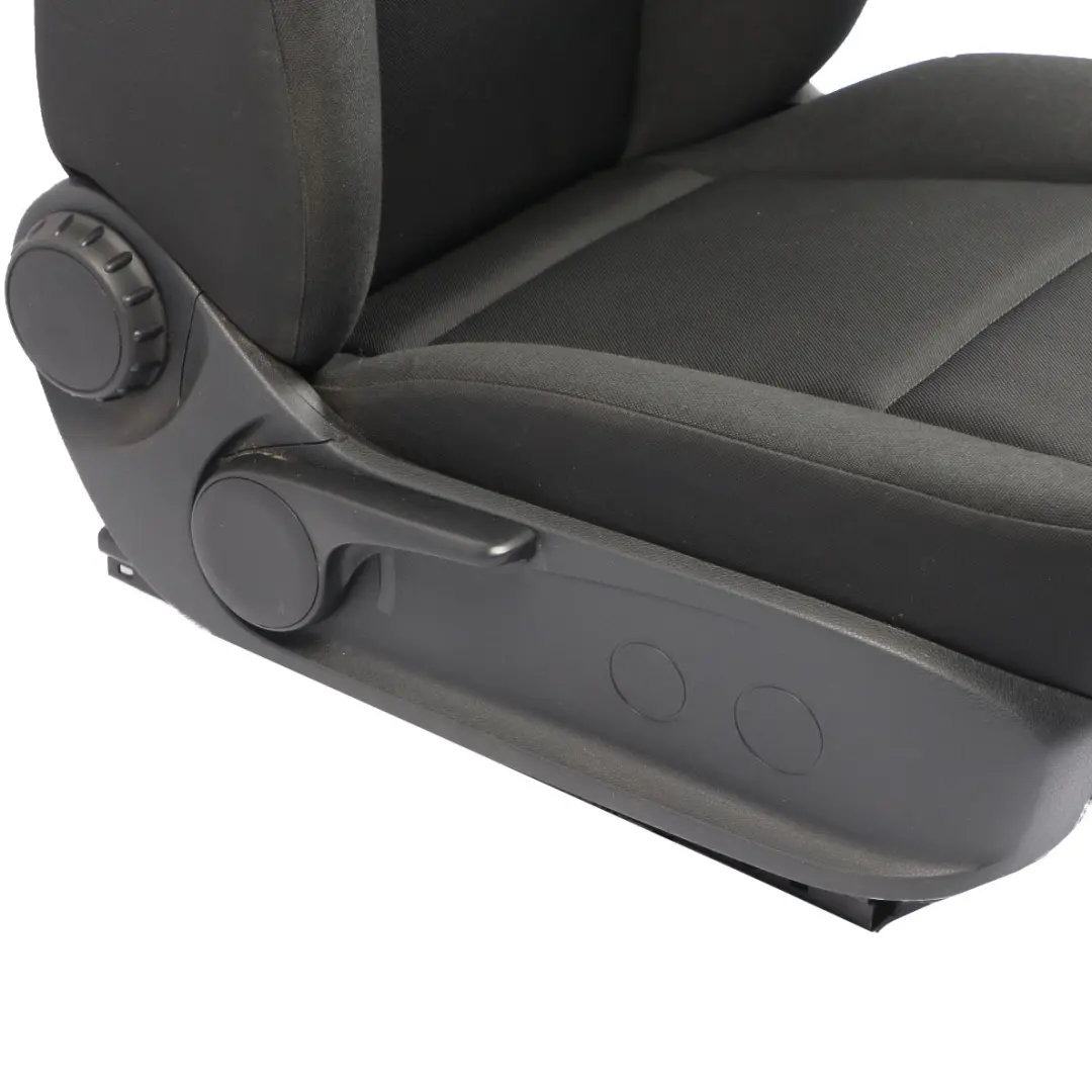 Front Seat Mercedes W910 Sprinter Single Right O/S Cloth Black Maturin Fabric