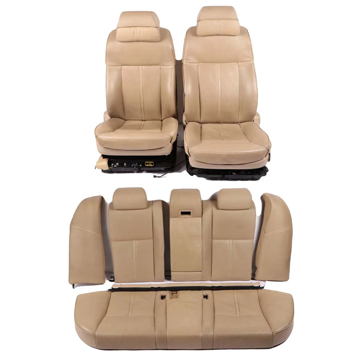 BMW E60 Comfort Climate Leather Nasca Beige Interior Seats Seat Memory