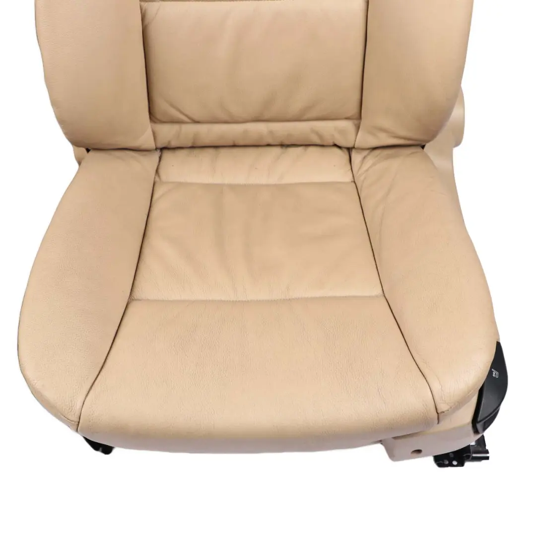 BMW 5 Series E60 LCI Saloon Leather Dakota Beige Interior Seats Front Rear Seat