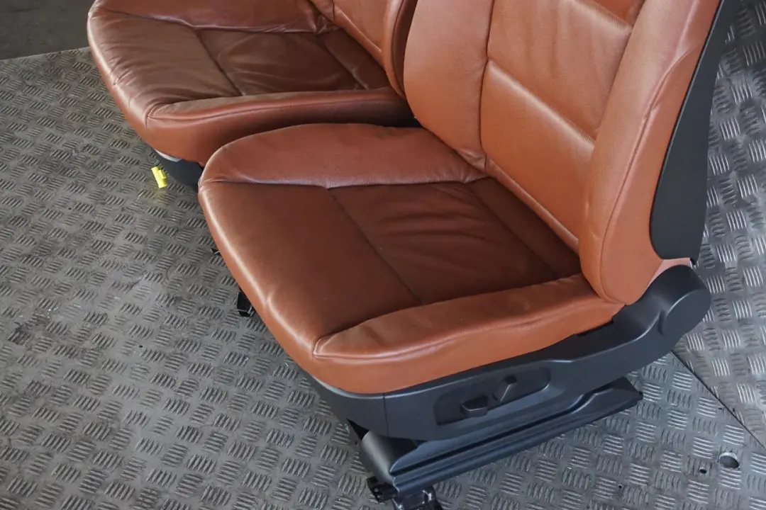 BMW 5 Series E61 Touring Brown Leather Interior Seats With Door Cards Memory