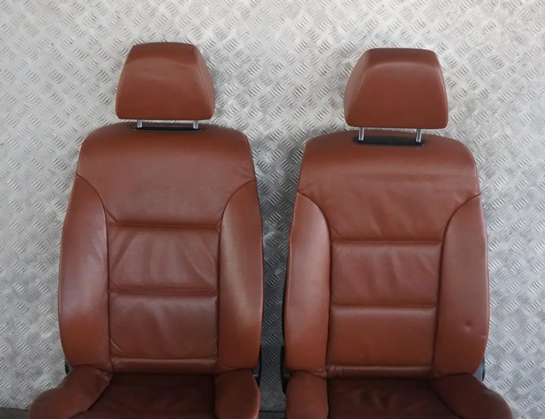 BMW 5 Series E61 Touring Brown Leather Interior Seats With Door Cards Memory