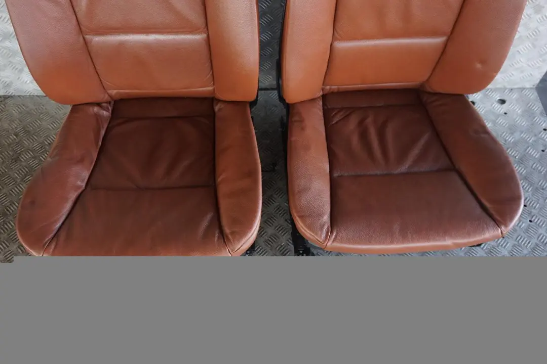 BMW 5 Series E61 Touring Brown Leather Interior Seats With Door Cards Memory