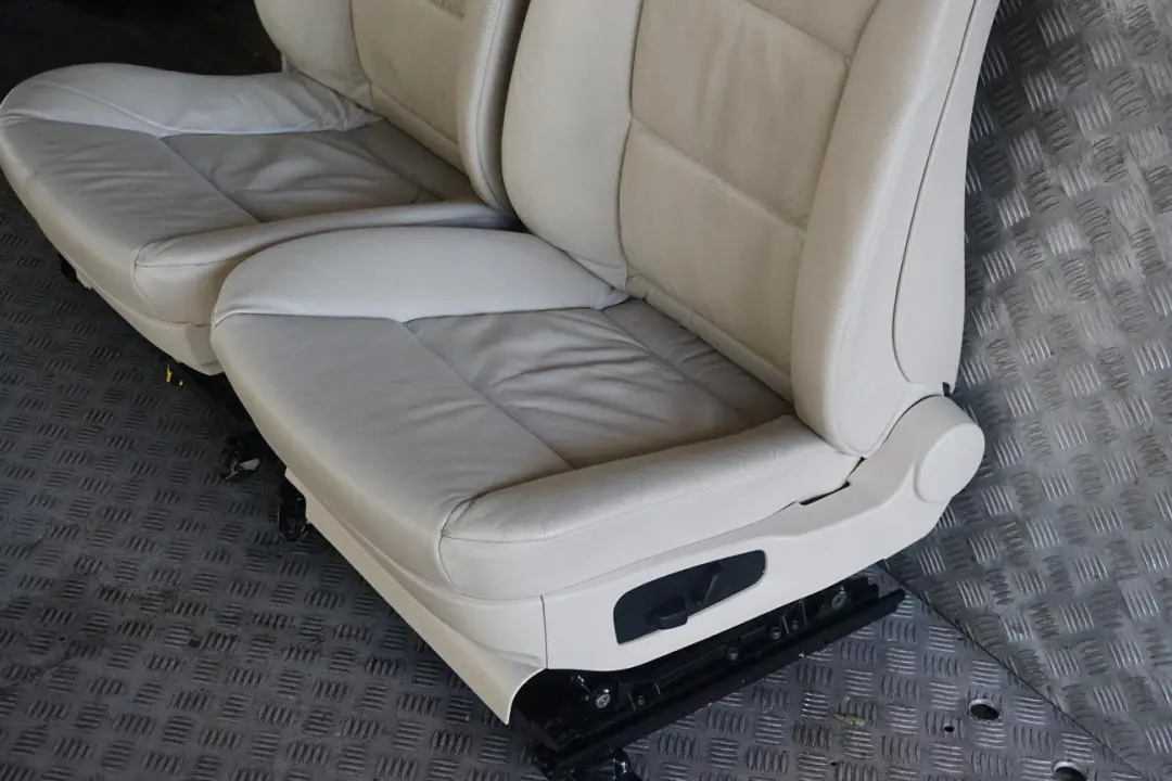 BMW E61 LCI Creambeige Cream Beige Leather Interior Seats Door Cards Memory