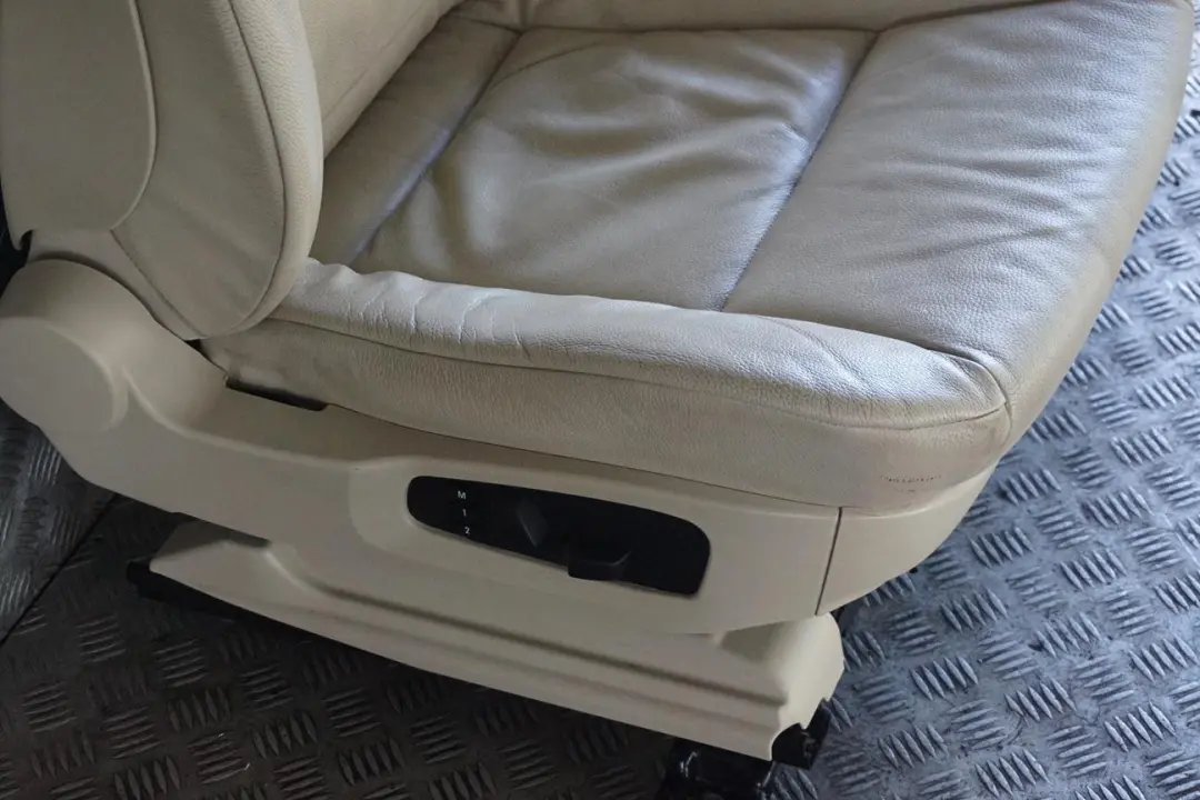 BMW E61 LCI Creambeige Cream Beige Leather Interior Seats Door Cards Memory