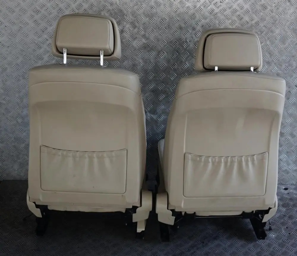 BMW E61 LCI Creambeige Cream Beige Leather Interior Seats Door Cards Memory