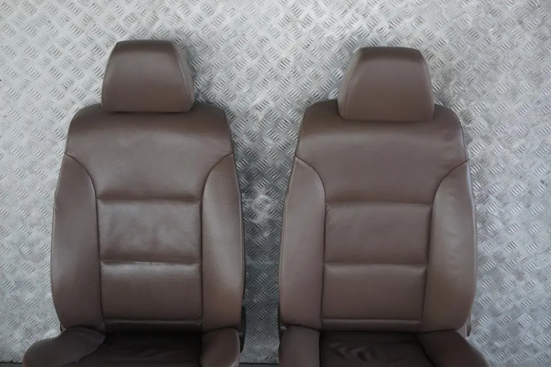 BMW 5 Series E61 Touring Truffle Brown Leather Interior Seats With Door Cards