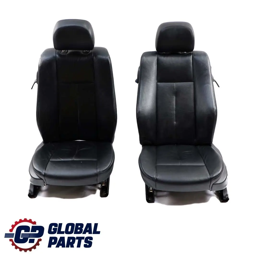 BMW E63 Heated Black Leather Interior Front Rear Seat Seats Electric Memory