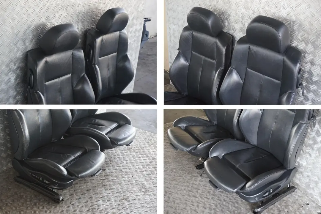 BMW 6 Series E63 M Sport Black Leather Interior Seats Memory with Door Cards