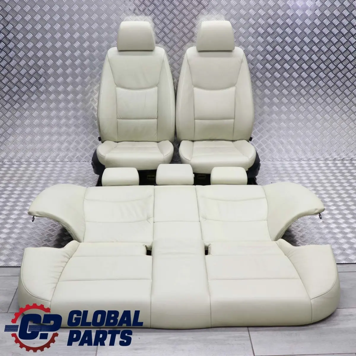 BMW E90 Heated Lemon Leather Interior Seats Door Card Electric Memory Lumbar