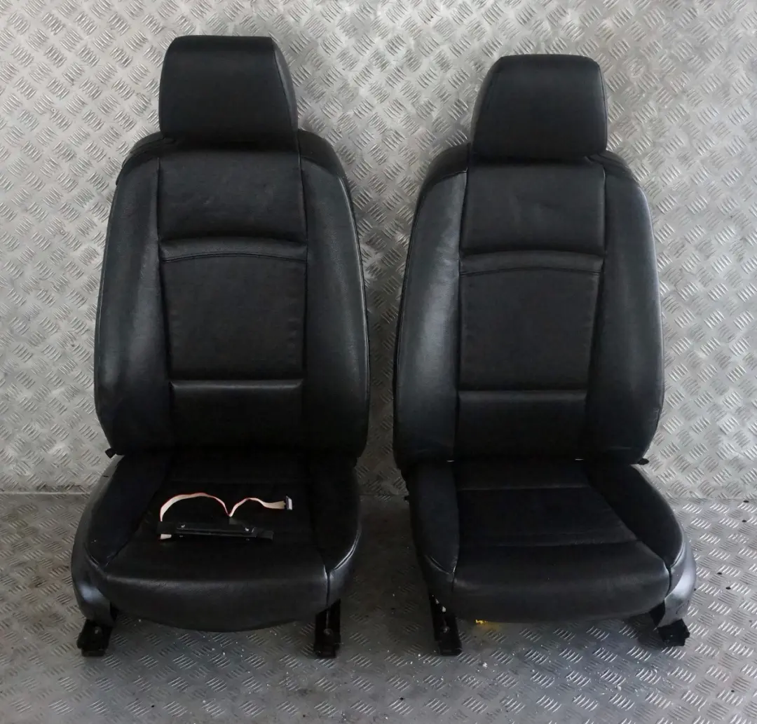 BMW 3 Series E92 Heated Black Leather Interior Electric Memory Seats Door Cards