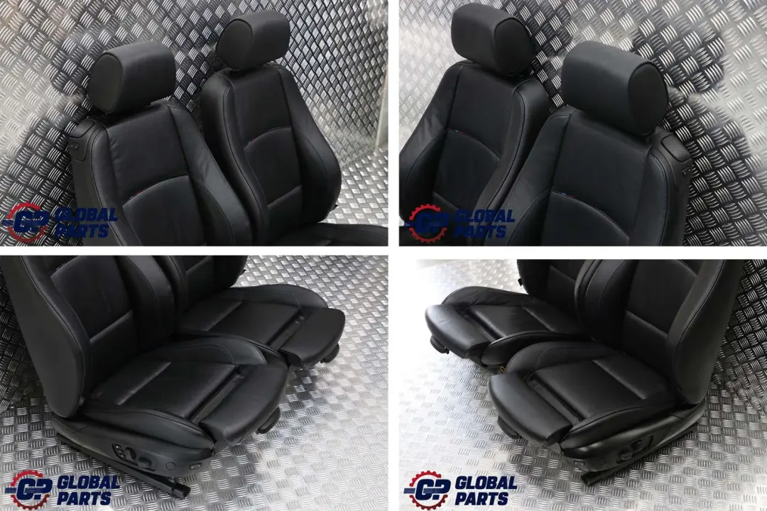 BMW E92 LCI M Sport Heated Black Leather Interior Seats Memory With Door Cards