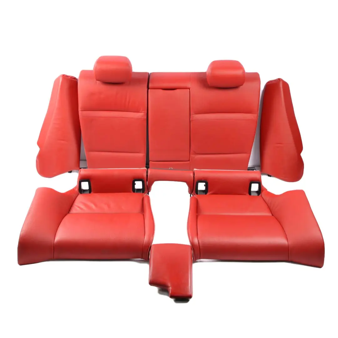 BMW E92 Coupe M Sport Red Leather Interior Seats Lumbar Memory With Door Cards