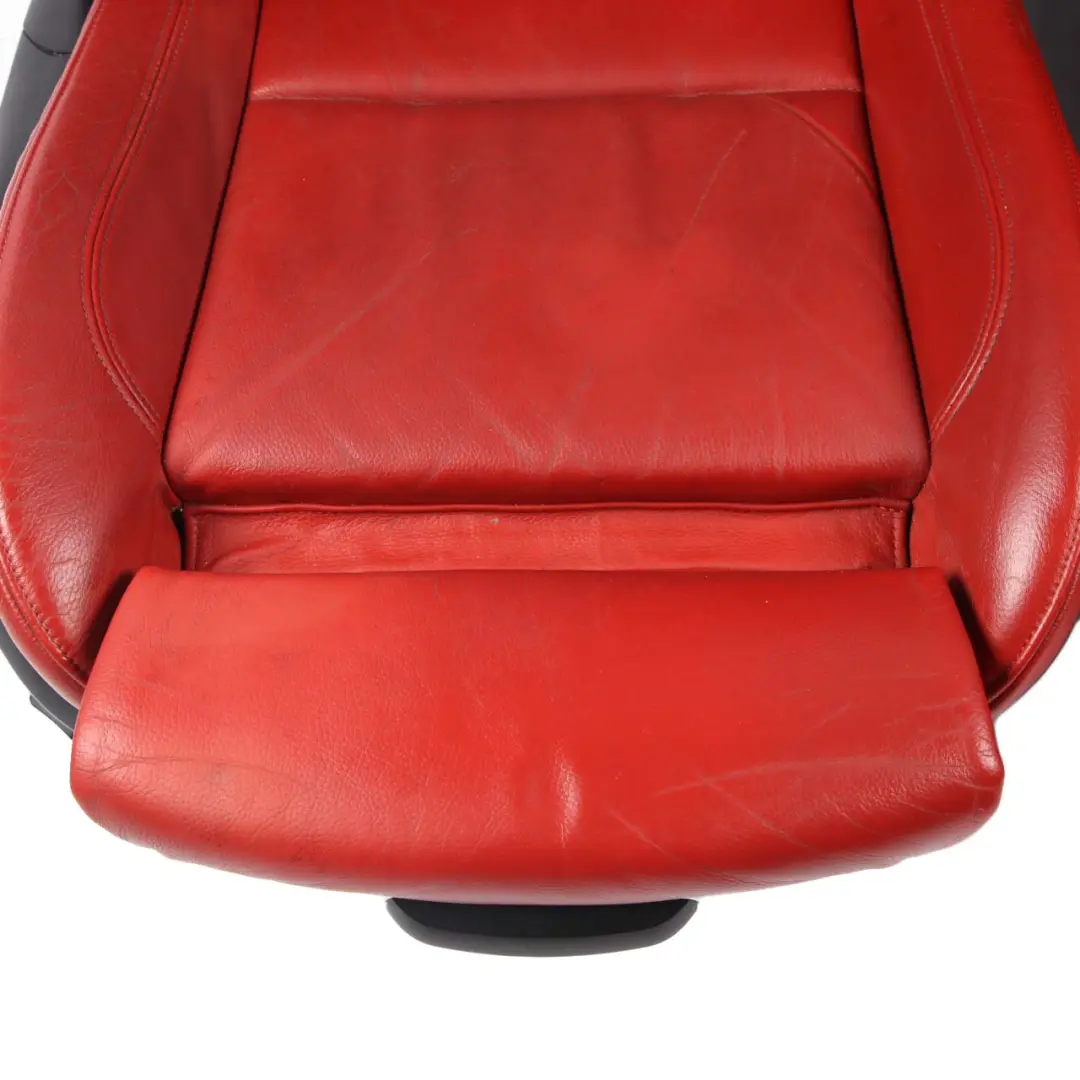 BMW E92 Coupe M Sport Red Leather Interior Seats Lumbar Memory With Door Cards