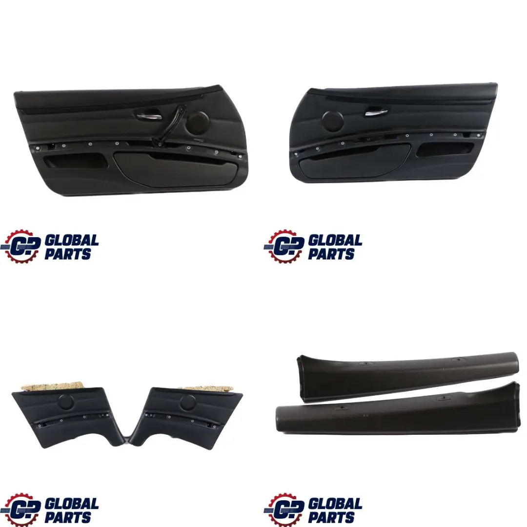 BMW E93 M Sport Heated Black Leather Interior Seats Electric Memory Door Cards