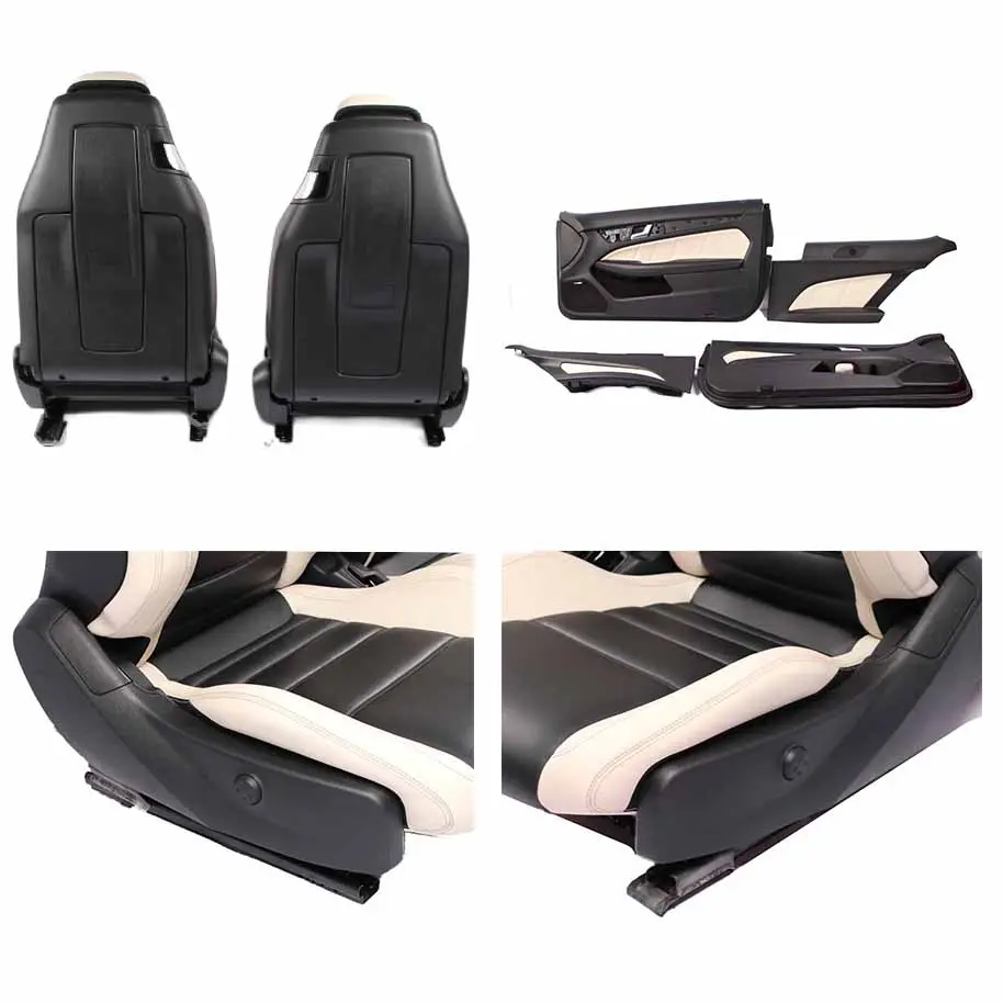 AMG Seats Mercedes C204 C63 Heated Leather Two-Color Nappa Sport Seat Memory 
