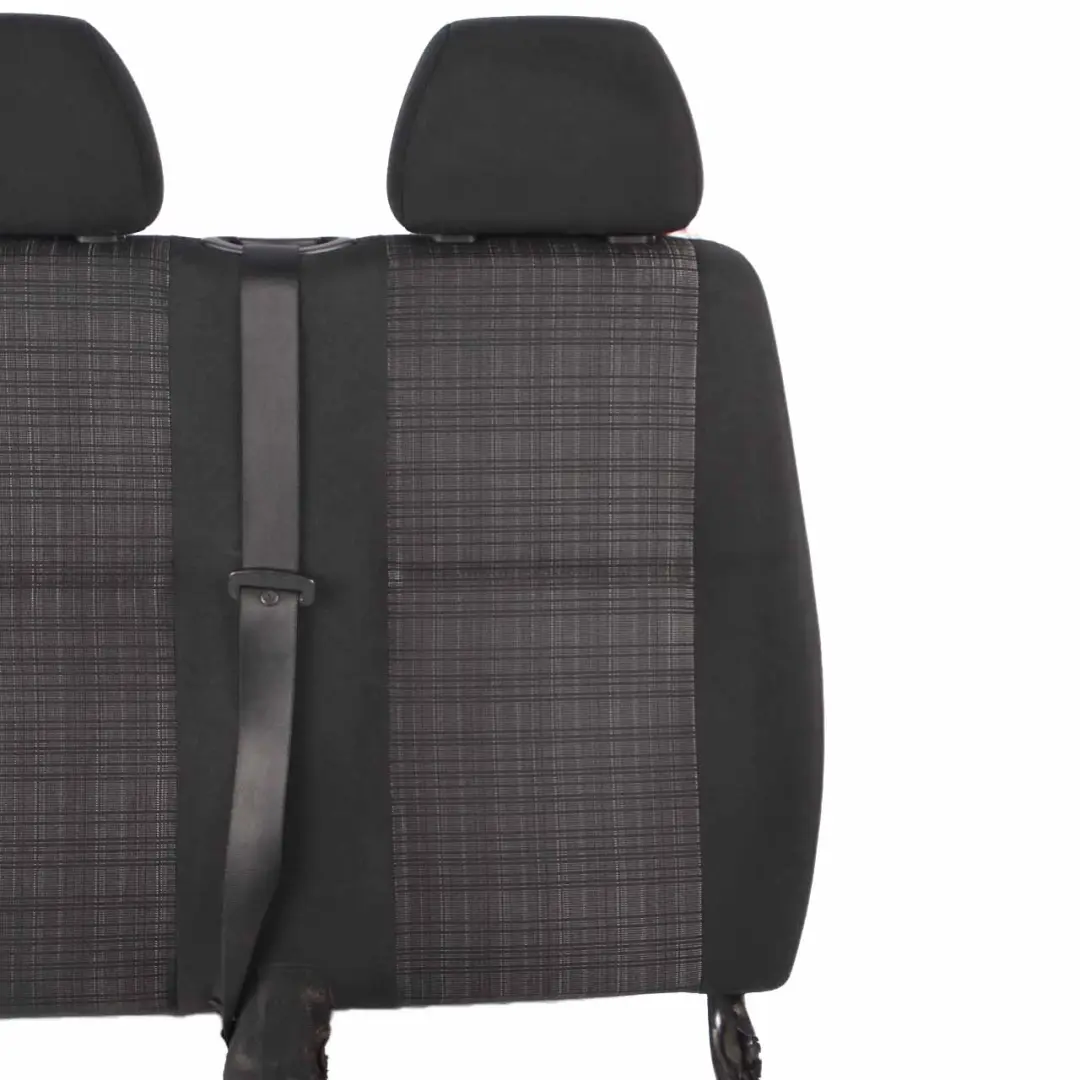 Front Backrest Mercedes W906 Sprinter Double Left N/S Cloth Black Tunja Fabric