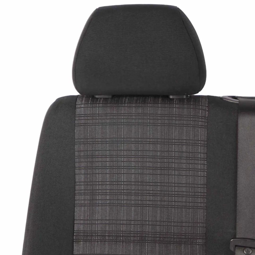 Front Backrest Mercedes W906 Sprinter Double Left N/S Cloth Black Tunja Fabric