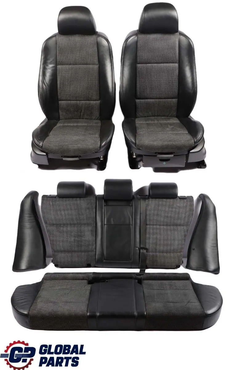 BMW X5 E53 M Sport Texture Black Leather Set Interior Seats Seat Electric Memory