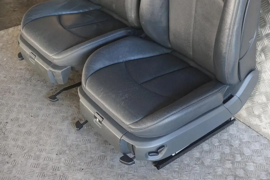 Mercedes-Benz S211 Touring Heated Black Leather Interior Seats with Door Cards