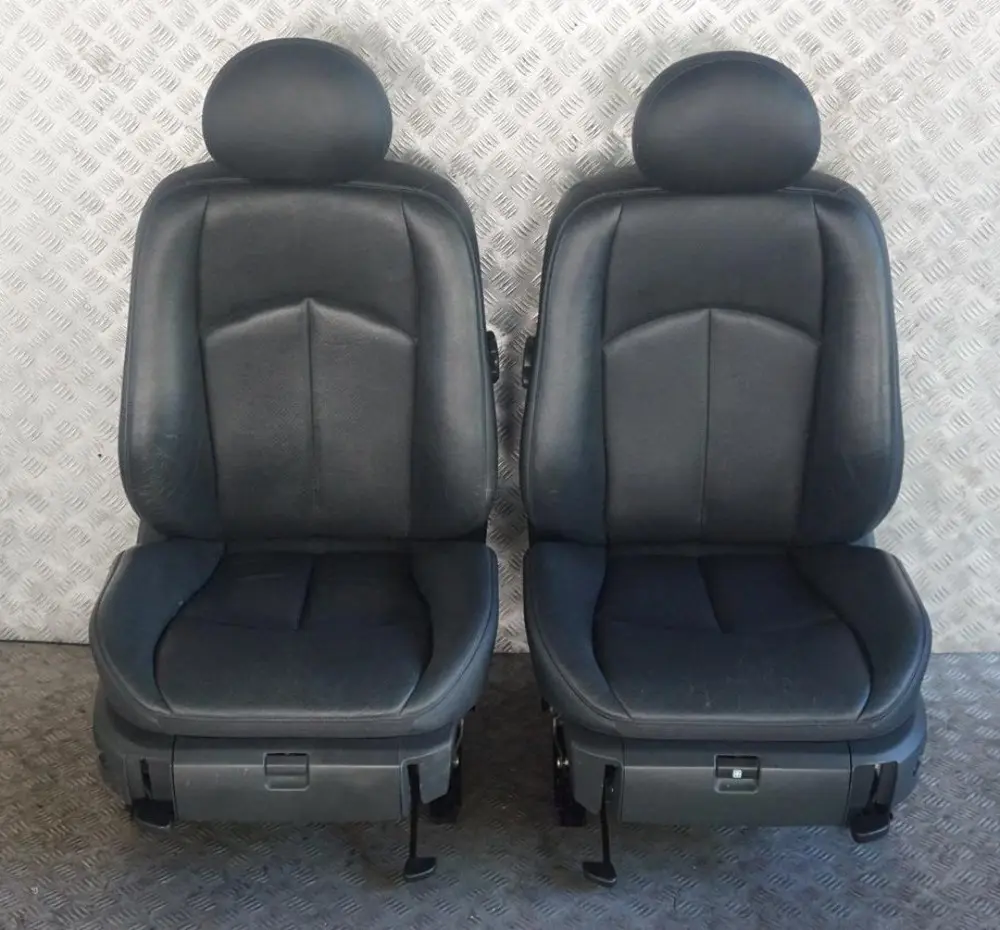 Mercedes-Benz S211 Touring Heated Black Leather Interior Seats with Door Cards