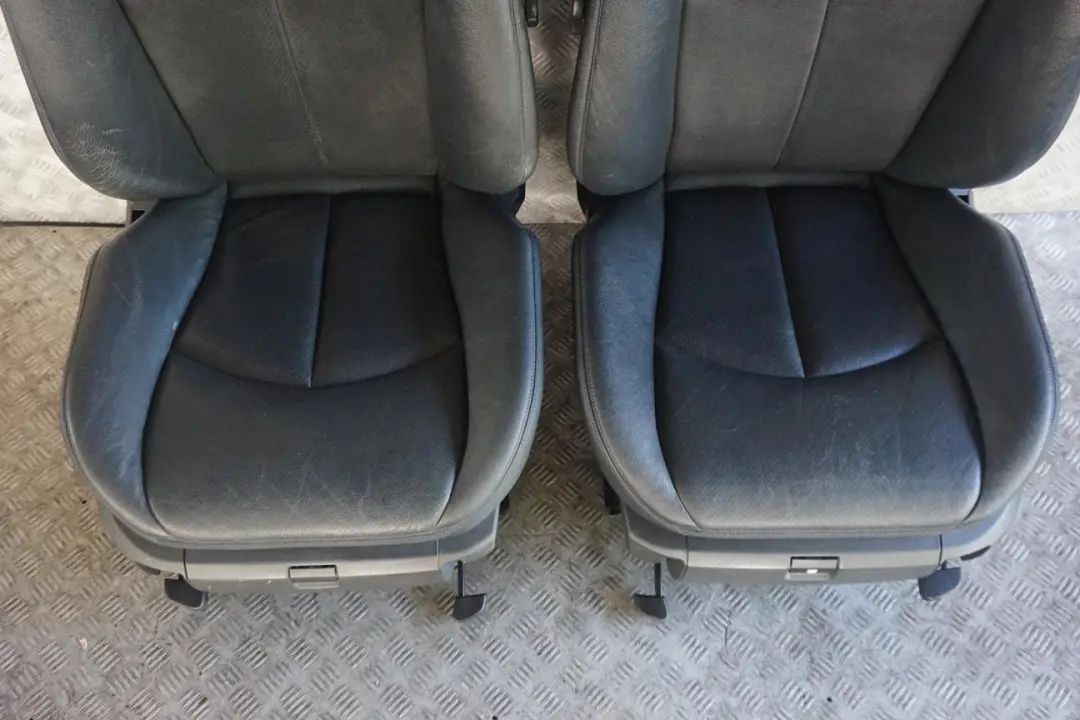 Mercedes-Benz S211 Touring Heated Black Leather Interior Seats with Door Cards