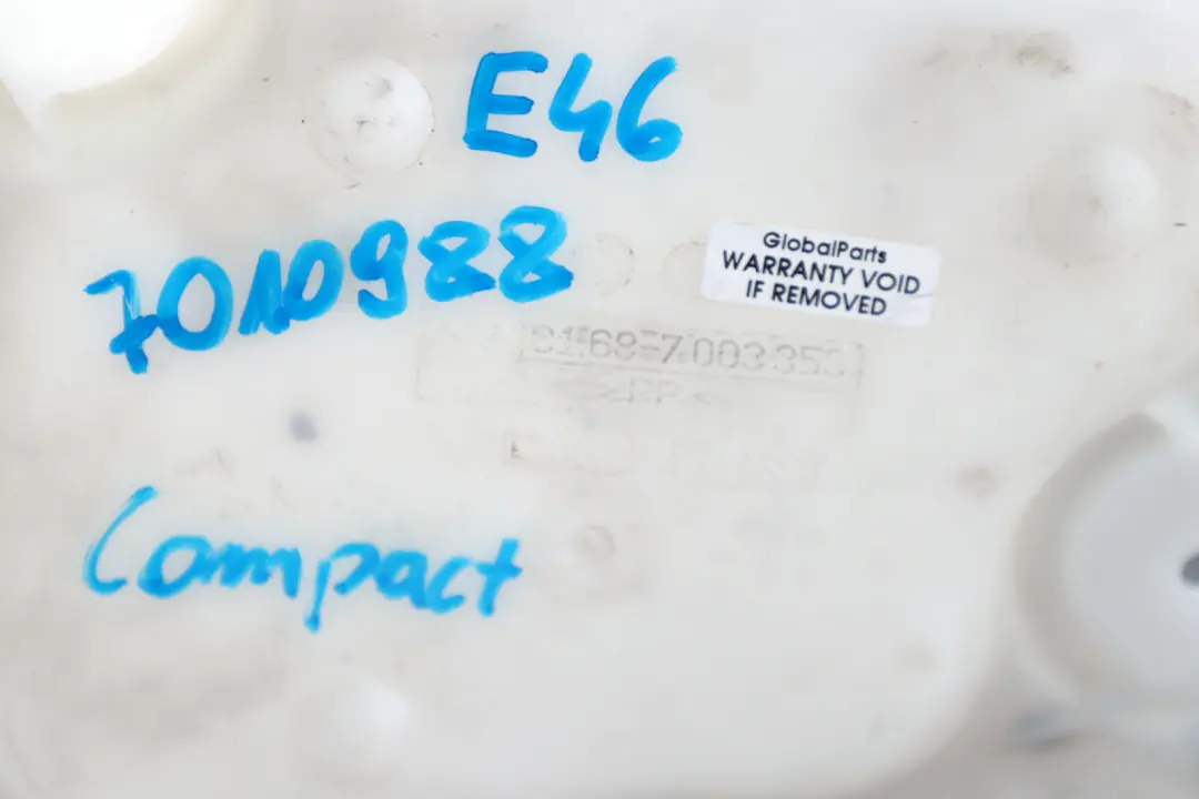 BMW 3 Series E46 Compact Container Rear Window Wash Fluid Bottle 7003353