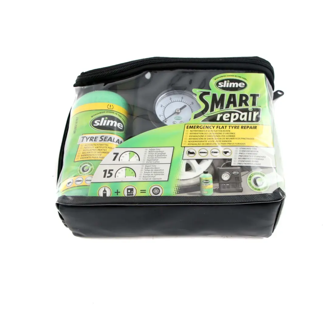 Genuine Slime Smart Repair Compressor Pump Inflator Tyre Sealant Mobility Kit