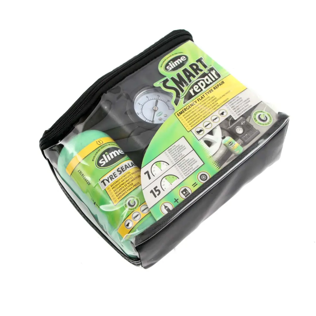 Genuine Slime Smart Repair Compressor Pump Inflator Tyre Sealant Mobility Kit