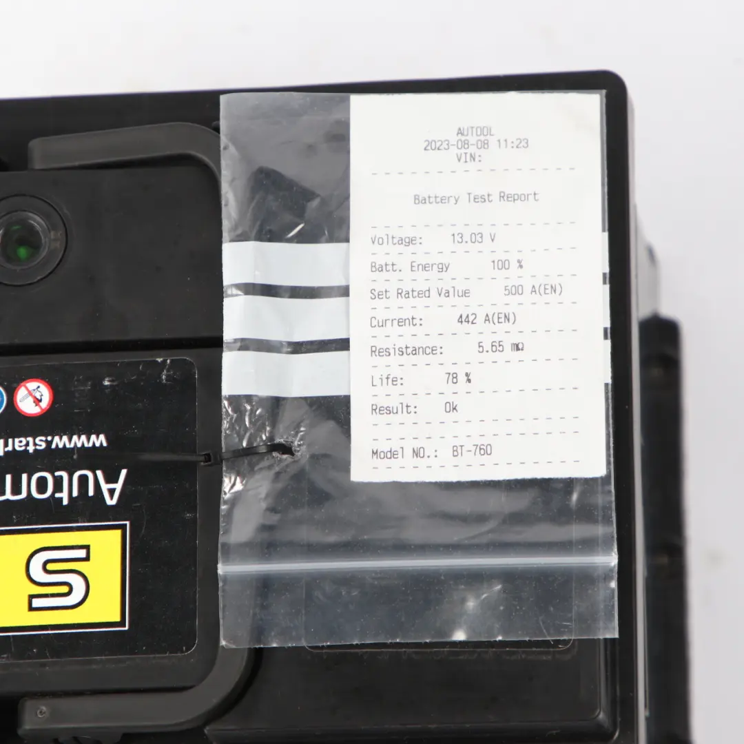 Starline 12V Accumulator Battery 60Ah 500A 