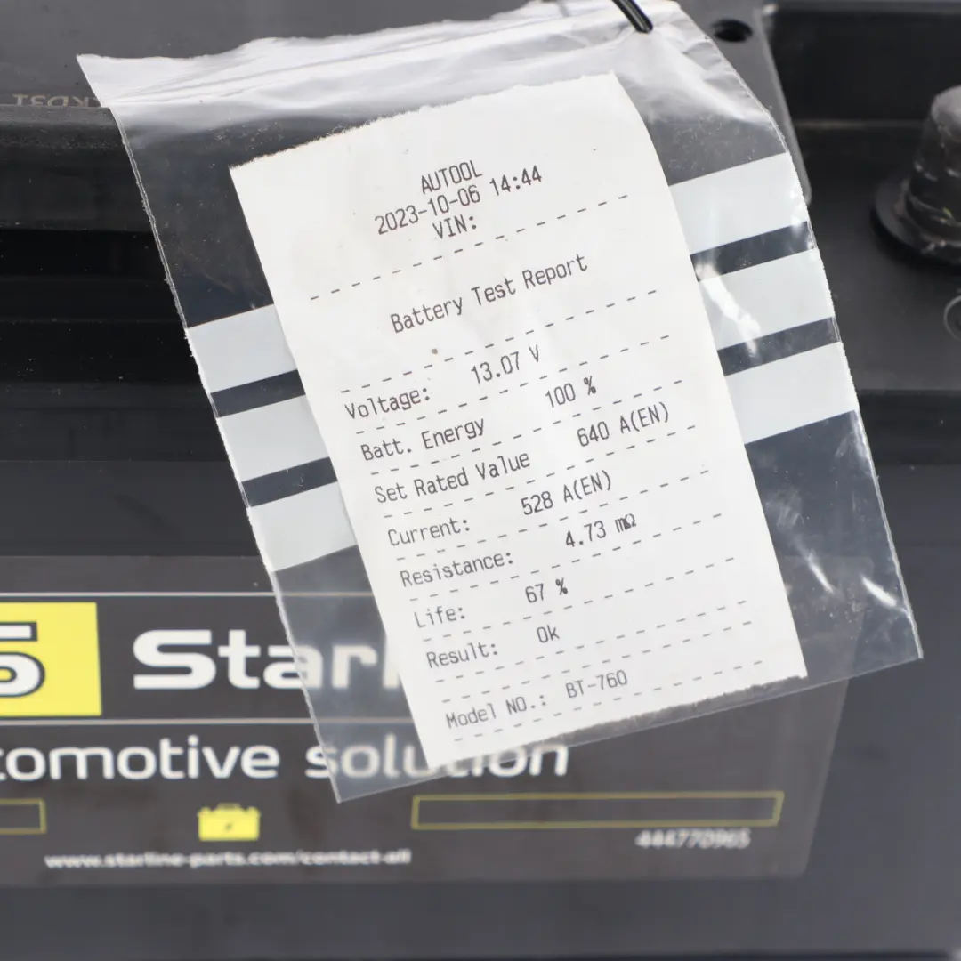 Starline 12V Accumulator Battery 70Ah 640A 