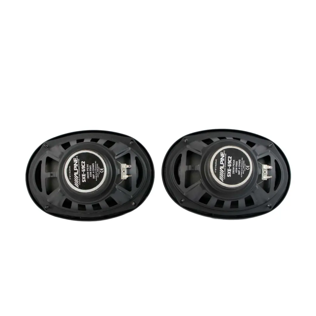 Genuine Alpine 6x9" SXE-69C2 Type S Stereo Car Audio 2-Way Coaxial Speakers Set