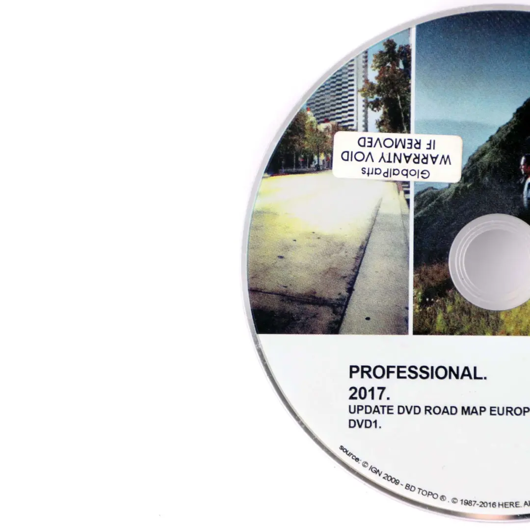 BMW Disc Professional Navigation 2017 Update DVD Road Map Europe T1000-25046