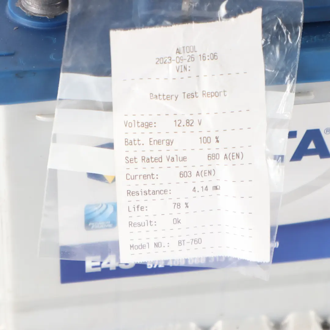 VARTA Blue Dynamic Accumulator Battery 72Ah 680A 12V E43