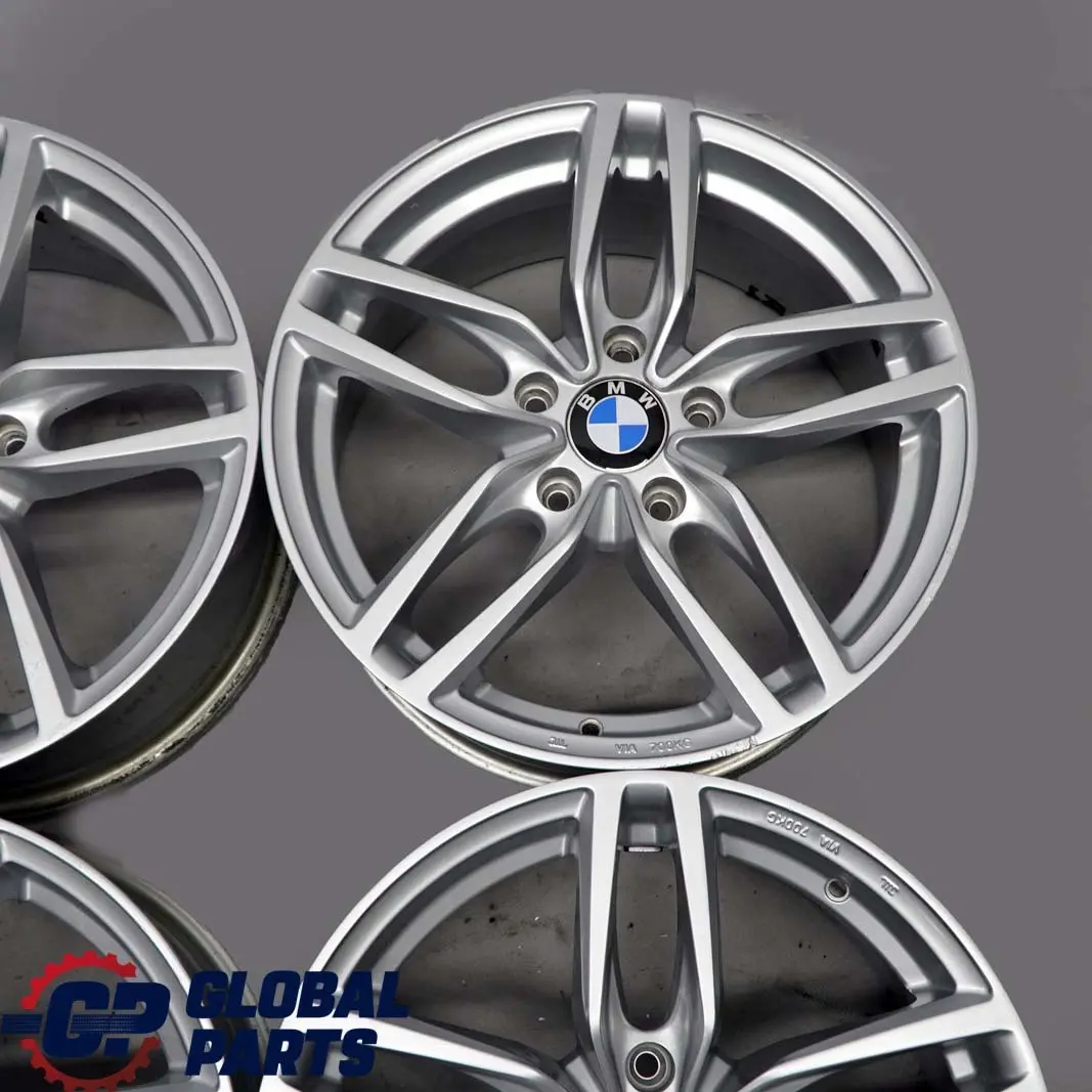 BMW Silver Complete Set 4x Wheel Alloy Rim 17" 7,5J VIA