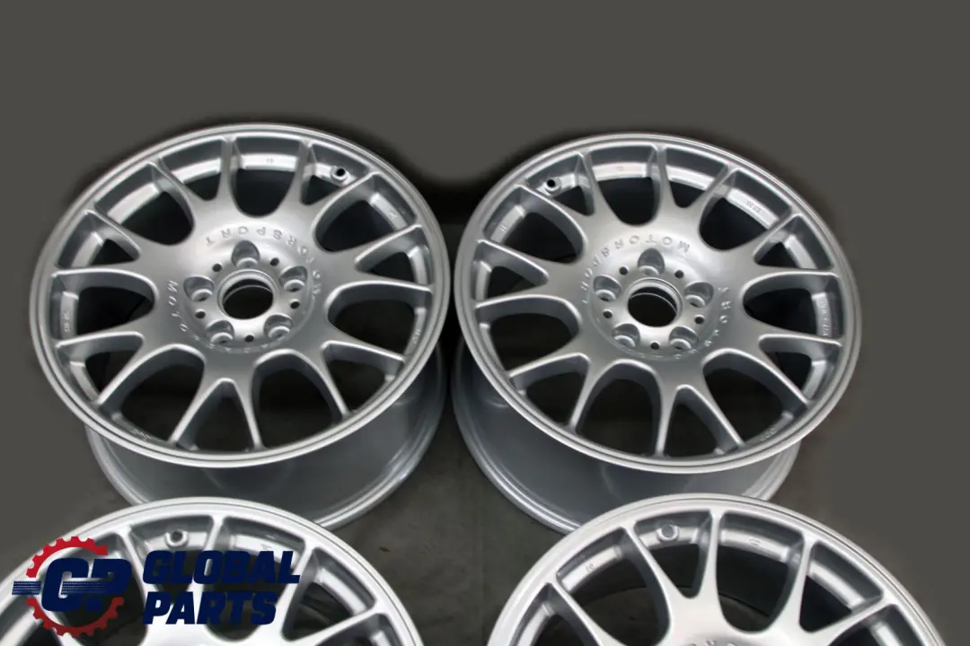 BMW BBS Motorsport Silver Complete Set 4x Wheel Alloy Rim 18" 8,5J ET:35 VIA