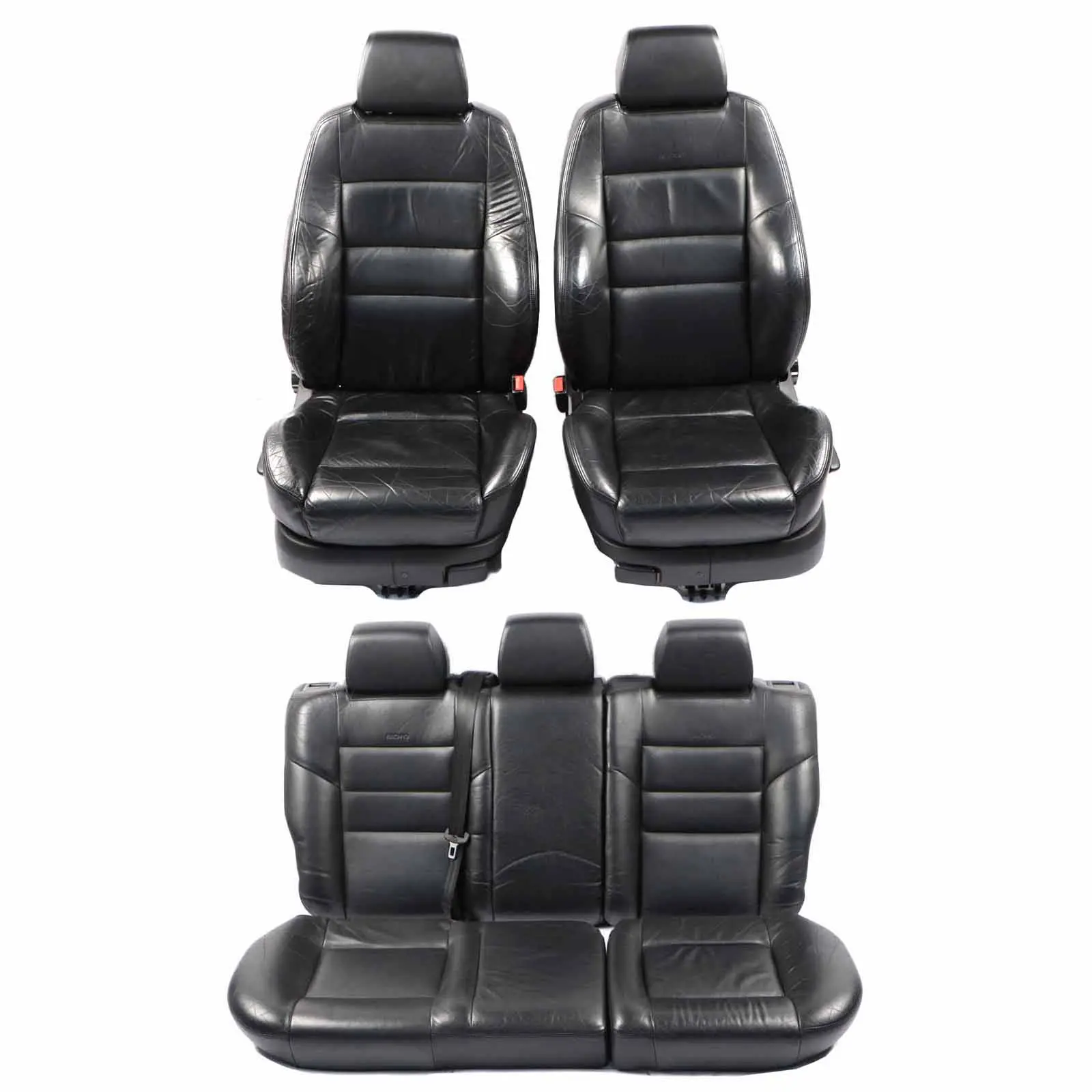 VW Golf 4 GTI RECARO Seats Black Leather Interior Set Seat 5-Door