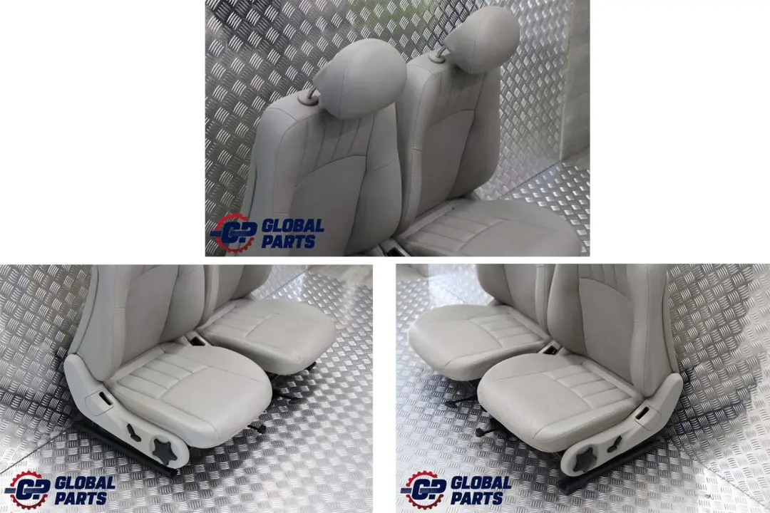 Mercedes-Benz C-Class Saloon Grey Leather Interior Seats with Door Cards  - SKU W203 Seats - Part number W203