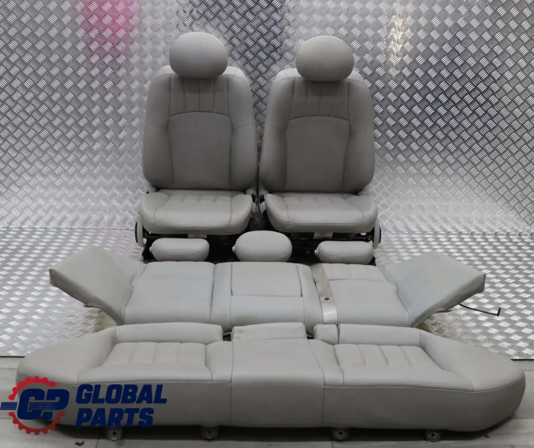 Mercedes-Benz C-Class Saloon Grey Leather Interior Seats with Door Cards  - SKU W203 Seats - Part number W203