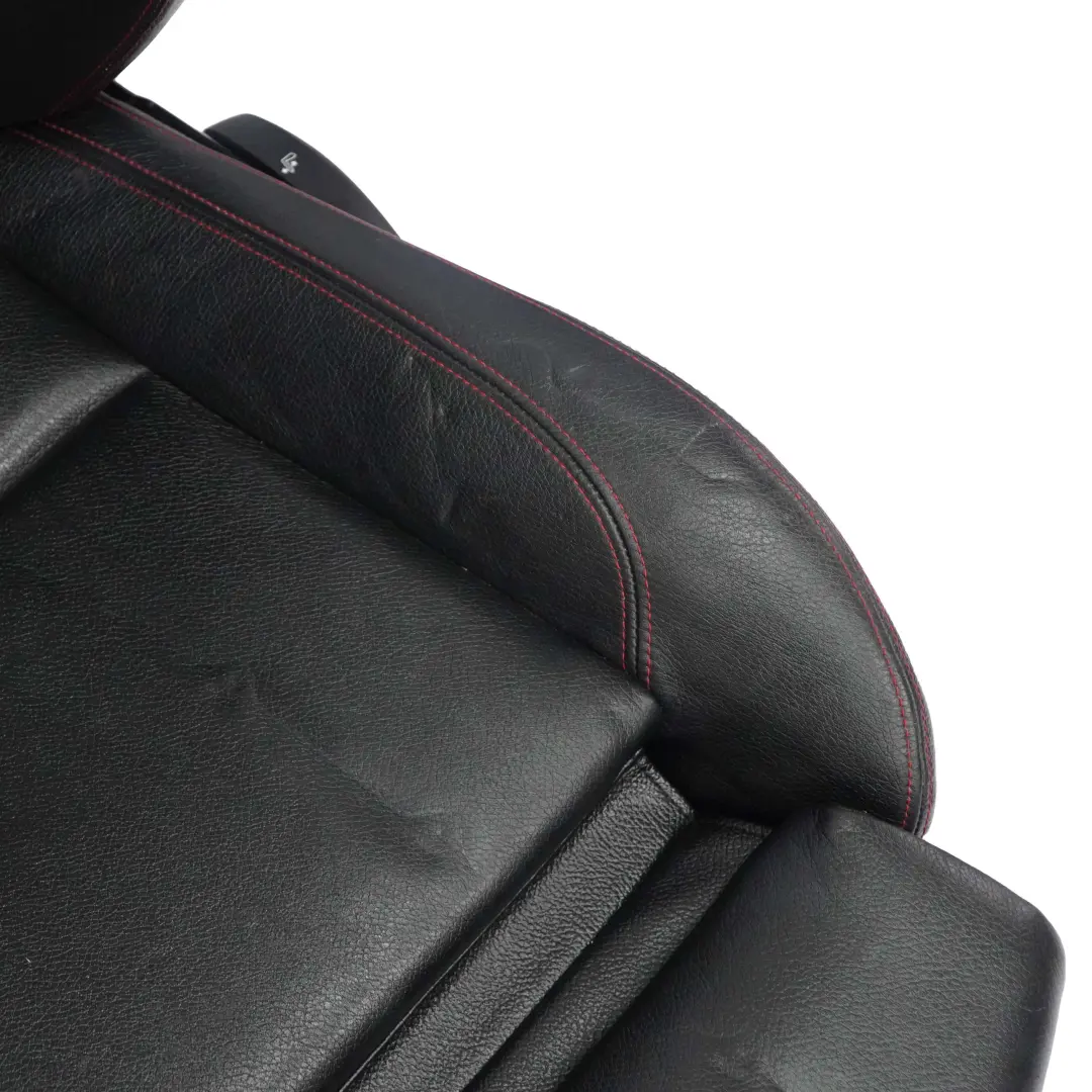 BMW X1 E84 Seats Sport Black Leather Interior Front Rear Seat Red Threads