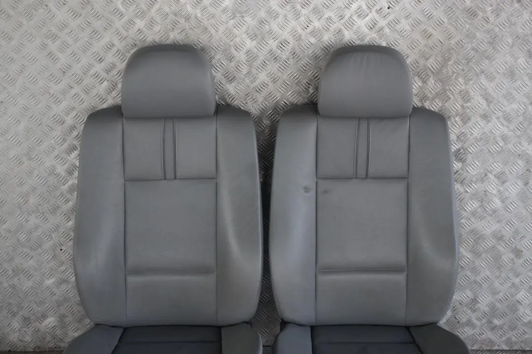 Grey Leather Front Seats Driver Passenger Side Seat BMW X3 Series E83 - SKU X3 E83 Grey Leather Front Seats - Part number X3 E83 Grey Leather Front Seats
