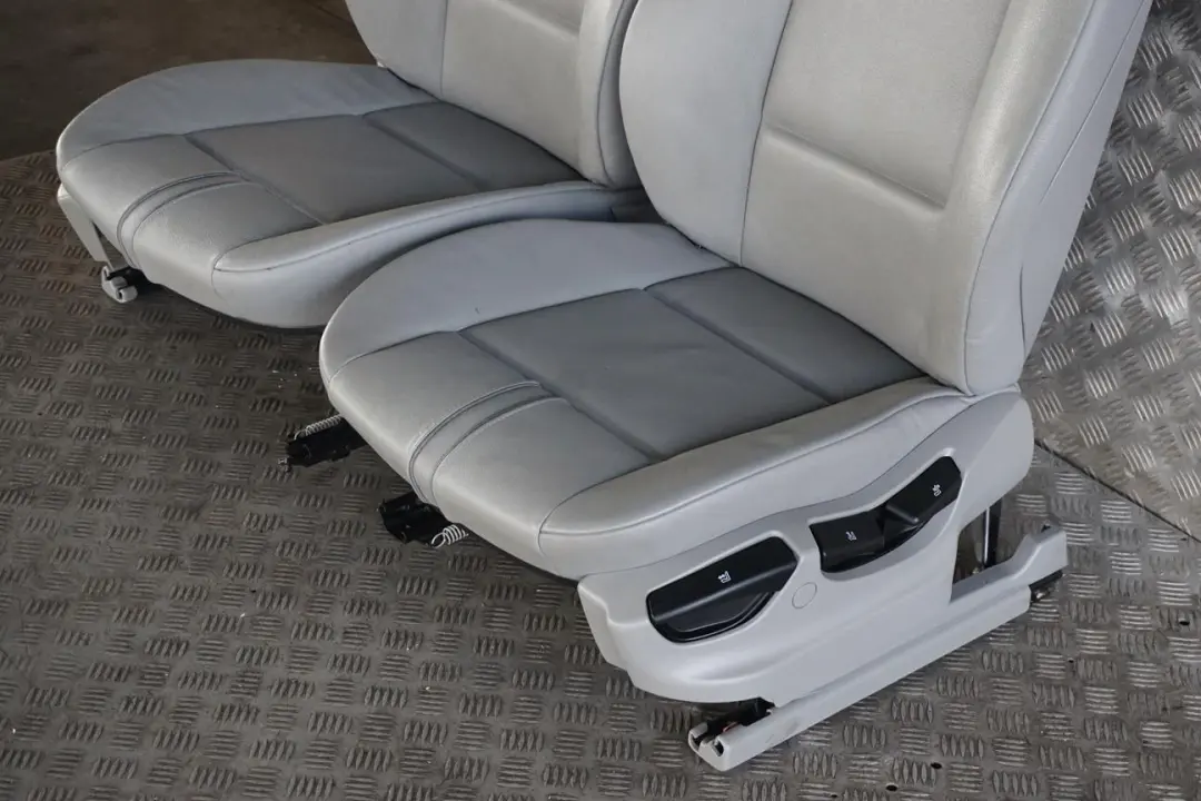 Grey Leather Front Seats Driver Passenger Side Seat BMW X3 Series E83 - SKU X3 E83 Grey Leather Front Seats - Part number X3 E83 Grey Leather Front Seats