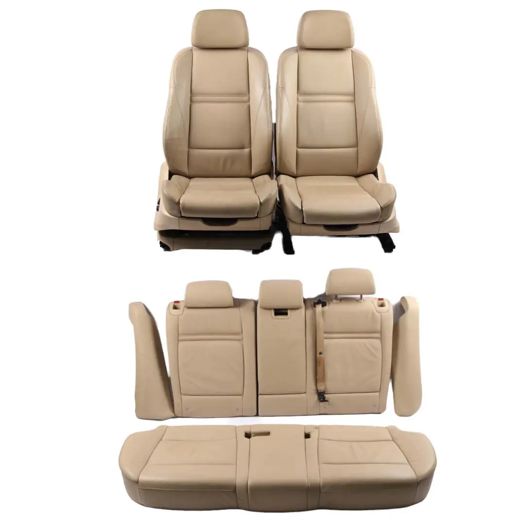 BMW X5 E70 Leather Seats Sport Heated Beige Set Front Rear Seat Electric Memory