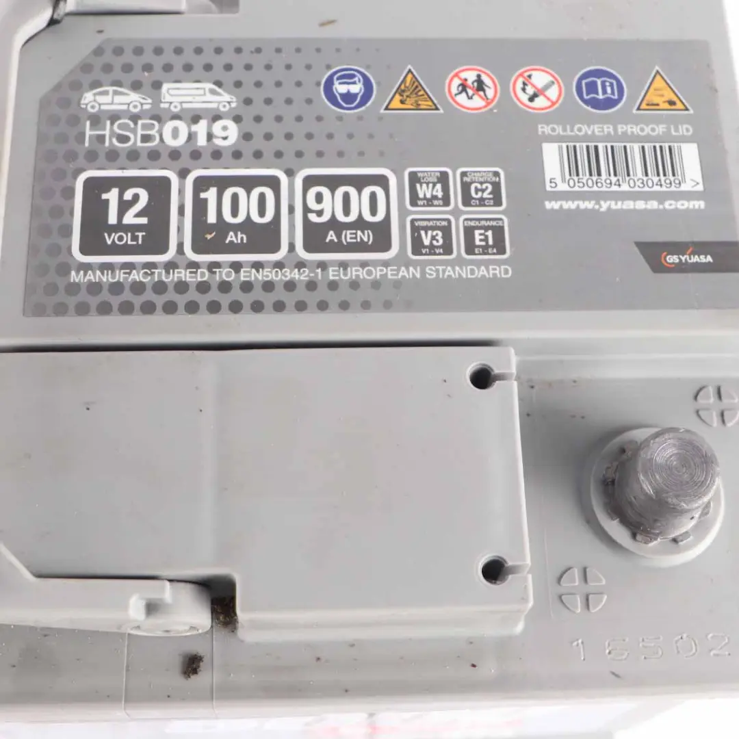 YUASA Silver 5000 12V Accumulator Battery 80Ah 760A HSB019
